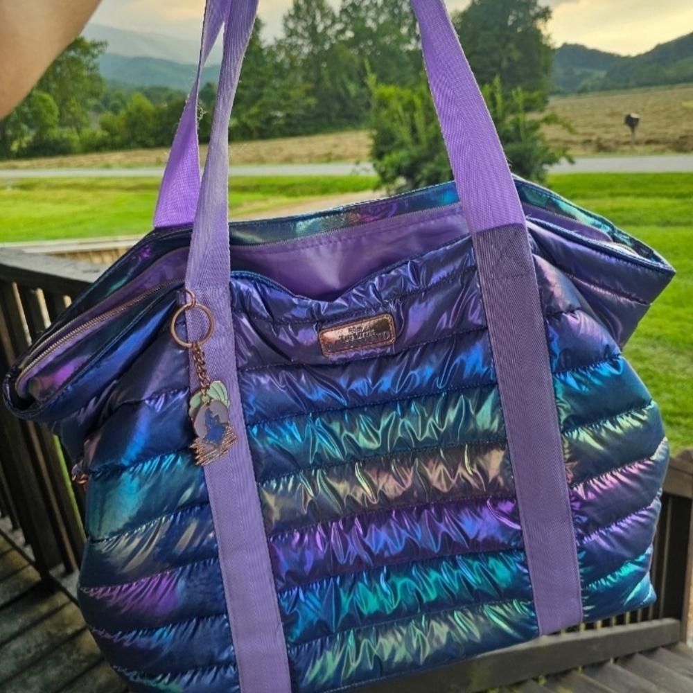 Disney Iridescent Blue and Purple Tote